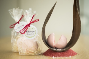 Badekugel Geranium - unverpackt